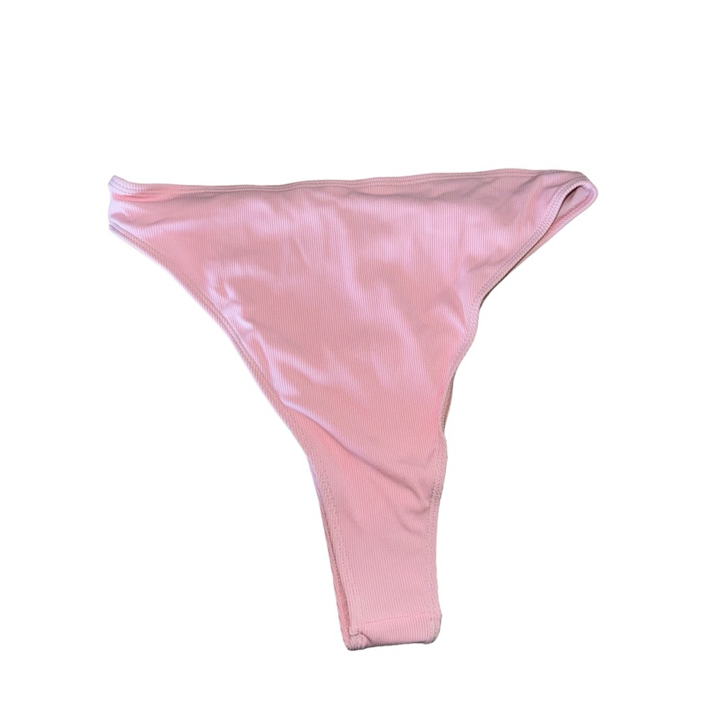 NWT Cocoimo Bikini Ribbed Pink Size Large - Picture 3 of 5